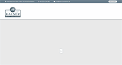 Desktop Screenshot of kaiser-schriesheim.de